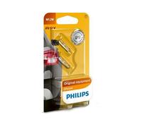 2x W1,2W Birne PHILIPS Autolampe 1,2 Watt 12V Glaslampe W2x4.6d Leuchte 12516
