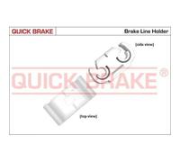 QUICK BRAKE W Halter, Bremsleitung