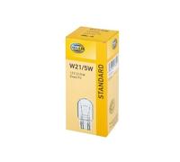 1x HELLA W21/5W Glühlampe, Brems-/Schlusslicht STANDARD 8GD 008 893-002