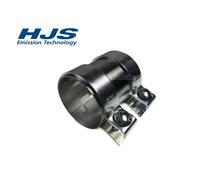 1x HJS 83005507 Rohrverbinder Auspuff Schelle Edelstahl Doppelschelle 55 x 70 mm