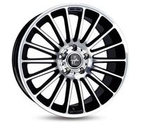 ALUFELGEN KESKIN, KT15 SPEED, 8,5X19 ET45 5X112 66,6, BLACK FRONT POLISH