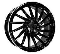 ALUFELGEN KESKIN, KT17 HURRICANE, 8,5X19 ET45 5X112 72,6, BLACK LIP POLISH
