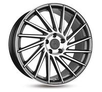 Keskin KT17 Hurricane palladium front polish 8x18 ET30 - LK5/112 ML72.6 Felge