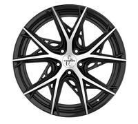 Keskin KT24 Thunder Black Front Polish Alufelge 19 Zoll ET40 5x108 ML72,6