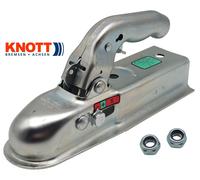 1x Knott Kugelkupplung K 7,5-L bis 750kg GG 60mm eckig Zugmaul PKW Anhänger
