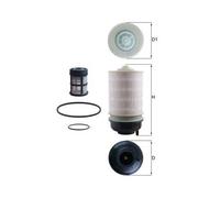 MAHLE Original Kraftstofffilter KX 581 KIT für Mercedes-Benz