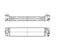 NRF 309118 Ladeluftkühler LLK Turbokühler Kühler für Volvo