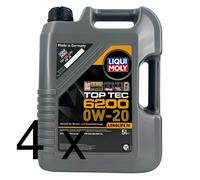 1x Liqui Moly Top Tec 6200 0W-20 4x5 Liter