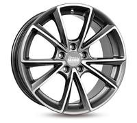1x MAM WHEELS MAM A5 palladium front polished 8.5Jx20 5x112 ET30