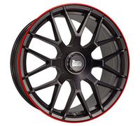 MAM WHEELS MAM GT1 matt black lip red 8.0Jx18 5x100 ET45