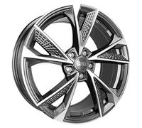 1x MAM WHEELS MAM RS6 palladium front polished 8.5Jx20 5x114.3 ET45