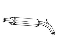 1x Mittelschalldämpfer BOSAL 227-461 passend für SEAT VW
