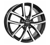 1x MONACO WHEELS MONACO CL2 black gloss polished 7.0Jx17 4x108 ET25