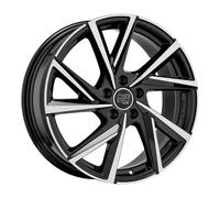 1x MSW (OZ) MSW 80/5 gloss black full polished 7.0Jx17 5x112 ET46