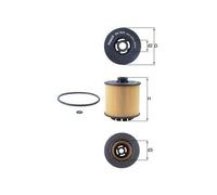 1x Ölfilter KNECHT OX 1312D passend für VOLVO GEELY