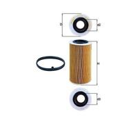 MAHLE OX 370D1 - Ölfilter