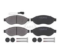 1x ORIGINAL® A.b.s. 37577 Bremsbelagsatz, Scheibenbremse Vorne, exkl.