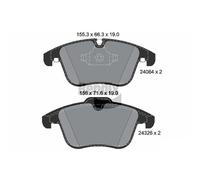 1x ORIGINAL® BENDIX Braking Bremsbelagsatz, Scheibenbremse Vorne für Jaguar