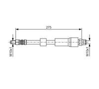 Flexibler Bremsschlauch 1 987 476 174 BOSCH für BMW 5 Touring