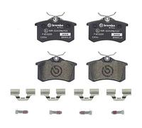 1x ORIGINAL® Brembo Bremsbelagsatz, Scheibenbremse Vorne, Hinten, exkl.