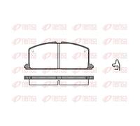 1x ORIGINAL® Kawe 0167 04 Bremsbelagsatz, Scheibenbremse Vorne, inkl.