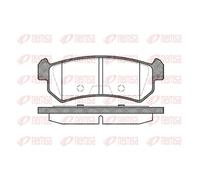 1x ORIGINAL® Kawe Bremsbelagsatz, Scheibenbremse Hinten für Chevrolet NUBIRA