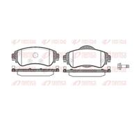 1x ORIGINAL® Kawe Bremsbelagsatz, Scheibenbremse Vorne für Citroën DS4 C4 II