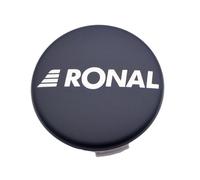 1x Original RONAL Nabendeckel 56,5mm / 53mm - Schwarz Matt M57 Center Cap Deckel Felgendeckel Nabenkappen