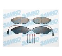 1x ORIGINAL® SAMKO Bremsbelagsatz, Scheibenbremse Vorne für Fiat DUCATO Kasten