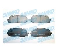 1x ORIGINAL® SAMKO Bremsbelagsatz, Scheibenbremse Vorne für VW TOUAREG (CR7