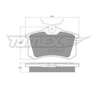 TOMEX Brakes TX 10-78 Bremsbelagsatz, Scheibenbremse