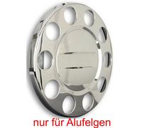 Radbolzenabdeckungen 22,5" geschlossen für Alufelgen passend für 10x335mm Lochkreise