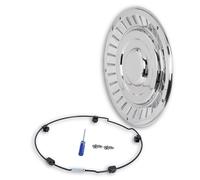 Radkappe 22,5 Zoll Edelstahl Antriebsachse Iveco Mercedes DAF MAN Radzierblende