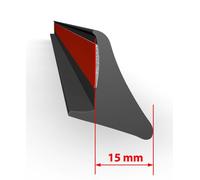 Kotflügelverbreiterung universell 15mm Seat Alhambra Altea Ibiza 1x 200 cm Gummi