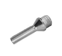 1x Radschraube M12x1,5 43mm Kegelbund 60° Silber für Renault, 5 E-Tech, Arkana 4