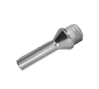 1x Radschraube M14x1,5 40mm Kegelbund 60° Silber für Skoda, Enyaq iV, Enyaq iV 4