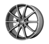 1x RC-DESIGN RC32 himalaya grey vollpoliert 8.0Jx19 5x112 ET52