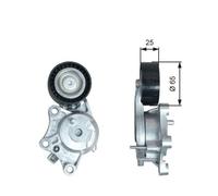 1x Riemenspanner, Keilrippenriemen GATES T39378 passend für CITROËN PEUGEOT