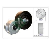 1x Riemenspanner, Keilrippenriemen Schaeffler INA 534 0421 10 passend für