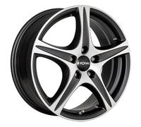 Ronal R56 Mattschwarz-frontkopiert Alufelge 16 Zoll ET40 4x108 ML76