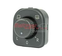 Schalter, Außenspiegelverstellung METZGER 0916488 GREENPARTS für VAG, vorne