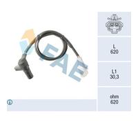FAE 79525 Sensor, Geschwindigkeit/Drehzahl