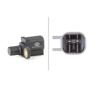 HELLA 6PU 012 039-971 ABS Sensor - Raddrehzahl - 12V - 2-polig - Hinterachse - Gesamtlänge: 55.3mm