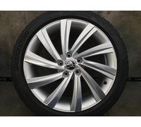 1x Skoda Octavia 4 NX Perseus Jante Alu Pneu Hiver 225/45 R 18 NEUF Bridgestone