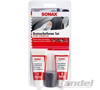1x SONAX KRATZERENTFERNERSET LACK KRATZER ENTFERNER POLITUR PFLEGE BUNT METALLIC