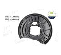 AIC Spritzblech, Bremsscheibe Hinten Rechts für MERCEDES-BENZ CLS 350 250 CDI / BlueTEC d 63 AMG 500 C-Klasse C E-Klasse E 4-matic 300 200 NGT