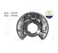 AIC Spritzblech, Bremsscheibe hinten rechts für BMW 34206780218 34216762864 34216792248 56989