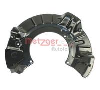 1x Spritzblech, Bremsscheibe METZGER 6115129 passend für MINI