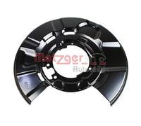 1x Spritzblech, Bremsscheibe METZGER 6115155 passend für BMW