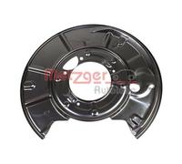 METZGER Spritzblech, Bremsscheibe 6115177 für MERCEDES-BENZ, Hinterachse links